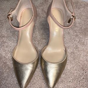 Coach ankle strap pumps